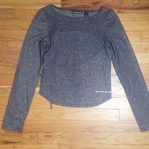 DKNY SHIMMERING TOP WITH OPEN BACK